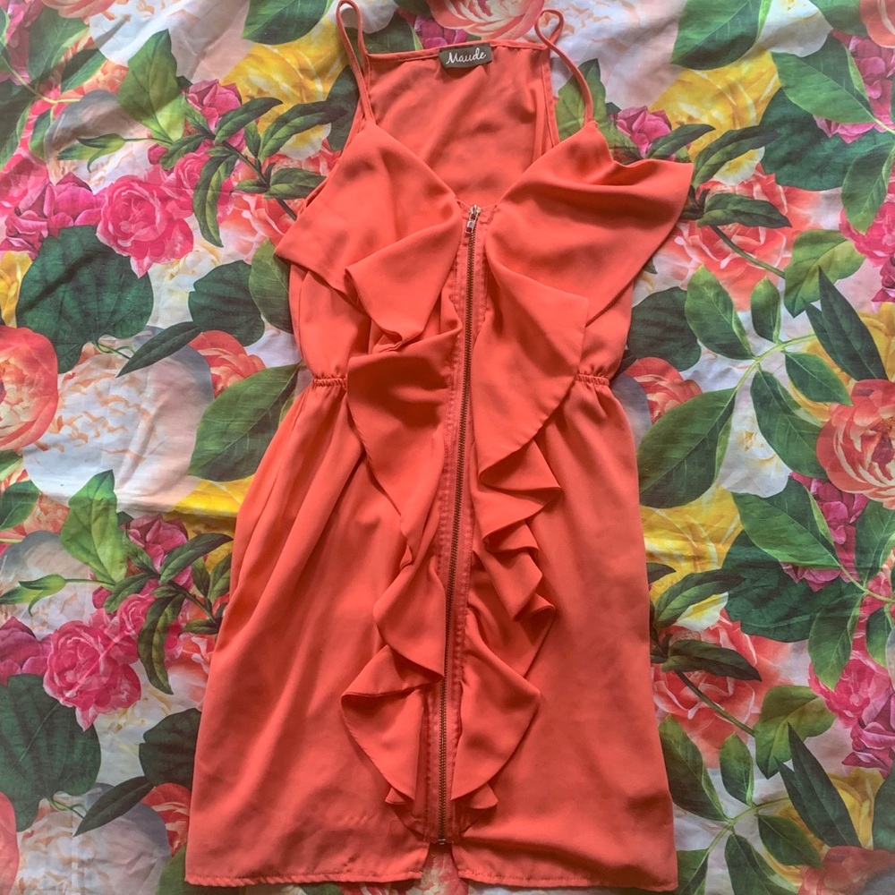 Coral dress